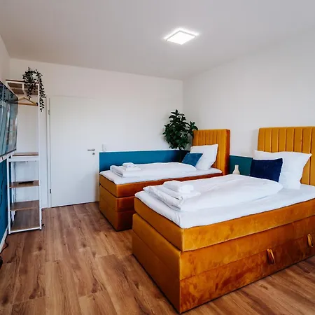Jenapartments 4sz 8p - Balkon, Boxspring, Smart Tv  Jena