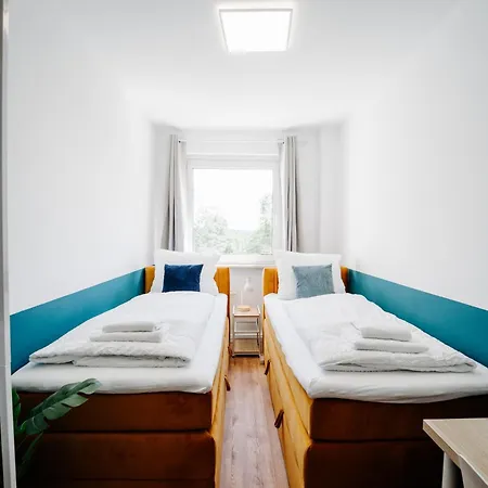 Jenapartments 4sz 8p - Balkon, Boxspring, Smart Tv *