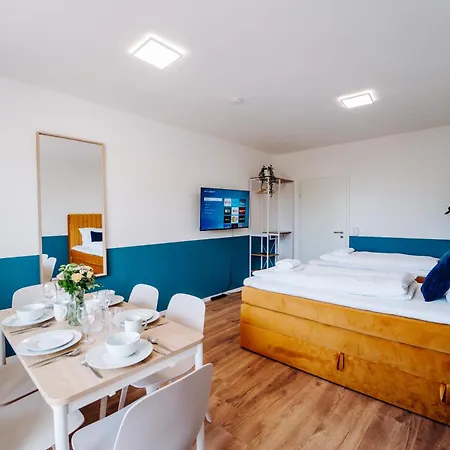 Jenapartments 4sz 8p - Balkon, Boxspring, Smart Tv Apartment